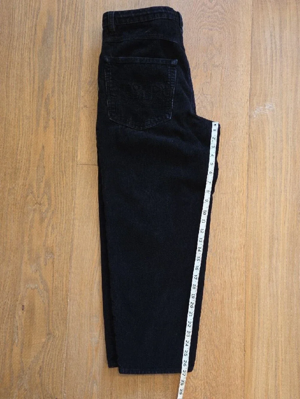 Empyre Black Corduroy Pants — Relaxed Straight Fit